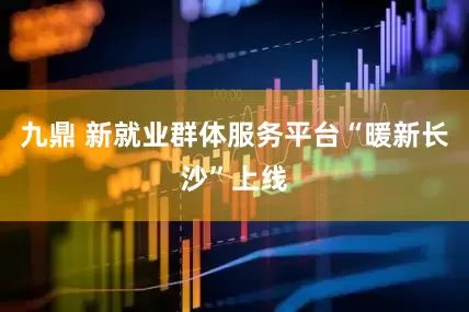 九鼎 新就业群体服务平台“暖新长沙”上线