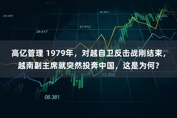 高亿管理 1979年，对越自卫反击战刚结束，越南副主席就突然投奔中国，这是为何？